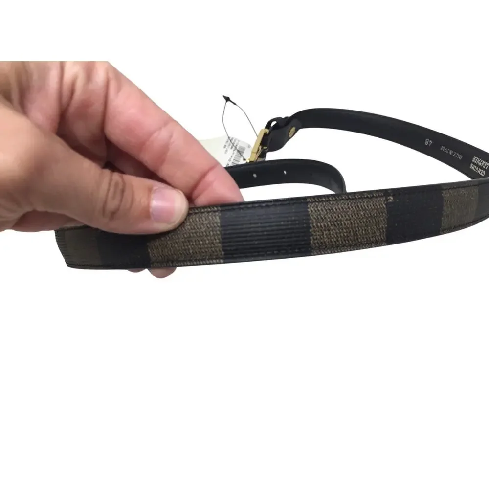Fendi Vintage Penguin Stripe Belt in Box with Tag